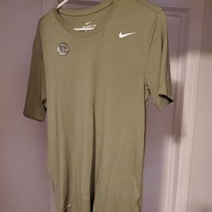Nike brand new palm olive t shirt